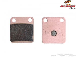 Pastilhas de freio dianteiras esquerdas (sinterizadas) - Kawasaki KVF300A Prairie 4x4 / Suzuki LT-F250 Ozark / Yamaha YFM450 Kod