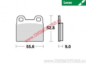 Pastilhas de freio dianteiras - MCB95 orgânicas - Lucas TRW