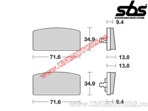 Pastilhas de freio dianteiras - SBS 520HF (cerâmica) - (SBS)