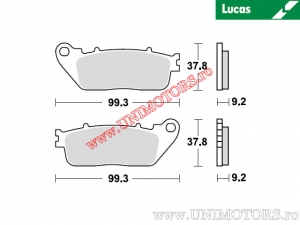 Pastilhas de freio traseiras - MCB817SH sinterizadas SH - Lucas TRW