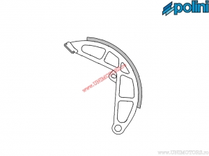 Pastilla de freno trasera (135x16mm / sin resorte) - Polini