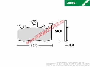 Pastillas de freno delanteras - MCB856SRT sinterizadas SRT - Lucas TRW