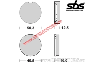 Pastillas de freno delanteras - SBS 503HF (cerámica) - (SBS)