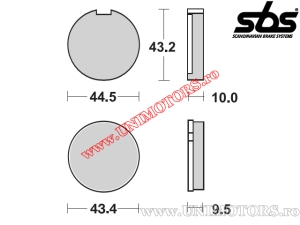 Pastillas de freno delanteras - SBS 516HF (cerámicas) - (SBS)