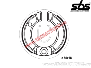 Pastillas de freno traseras - 80x18mm SBS 2010 - (SBS)