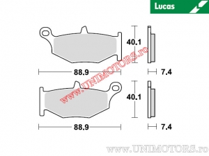 Pastillas de freno traseras - MCB783SH sinterizadas SH - Lucas TRW