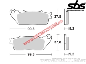 Pastillas de freno traseras - SBS 862HF (cerámica) - (SBS)