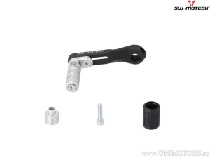 Pedala schimbator din aluminiu culoare negru-argintiu - BMW R nineT/ R12 nineT/ Scrambler / Pure / GS - SW-Motech