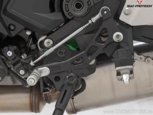 Pedala schimbator din aluminiu culoare negru-argintiu - Kawasaki Z650 ('16-'19) / Z650RS ('21-) - SW-Motech