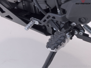 Pedala schimbator din aluminiu culoare negru-argintiu - Suzuki V-Strom 800 / 800DE ('22-) - SW-Motech