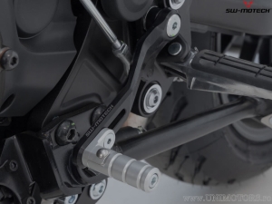 Pedala schimbator din aluminiu culoare negru-argintiu - Yamaha XSR700 / XT / MT-07 / Tracer - SW-Motech