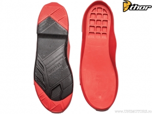 Pedale esterno enduro/cross radiale (rosso/nero) - Thor