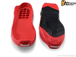 Pedale esterno enduro/cross radiale (rosso/nero) - Thor