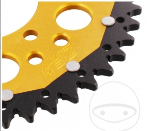 Pignone posteriore ZF Dual - 45 denti (passo 520) - Kawasaki ER-6N 650 F ABS / GPZ 400 A / GPZ 500 S / GPZ 550 A Uni Trak - JM