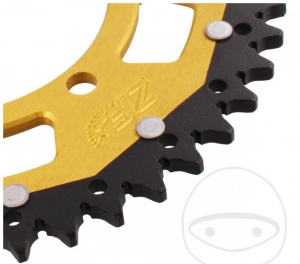 Pignone posteriore ZF Dual - 47 denti (passo 520) - Kawasaki EL 250 B / EL 250 D / EL 250 E / EL 252 F / ER 500 A Twister - JM