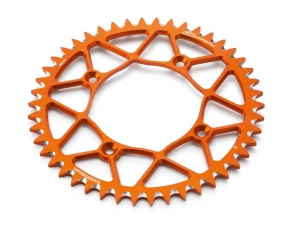 Pinhão traseiro (46 dentes) de alumínio KTM Freeride 250 F / Freeride 250 R / Freeride 350 / Freeride E-SM / E-SX / E-XC - KTM