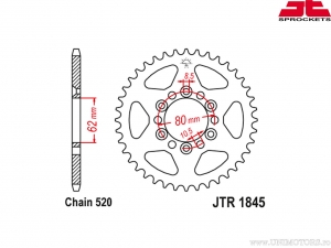 Pinion spate Yamaha BW 200 ('85-'88) - JTR 1845 - JT