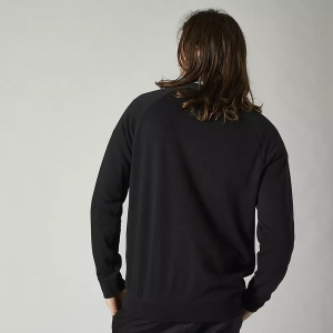 PINNACLE CREW FLEECE [BLK]: Maat - S