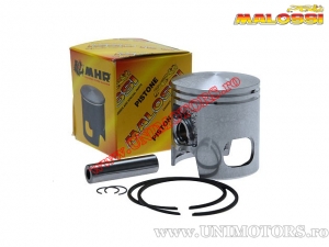 Piston 70cc 2 temps - Aprilia / Malaguti / Franco Morini / MBK / Minarelli / Yamaha (ensemble en fonte Malossi) (47,40mm) - (Mal