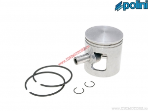 Piston (diamètre 46,4mm) - 204.0404 - Gilera CBA / Piaggio Bravo / CBA / Ciao / Eco / SI - Polini