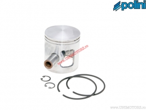 Piston (diamètre 46mm) - 204.0390 - Gilera CBA / Piaggio Bravo / CBA / Ciao / Eco / SI - Polini