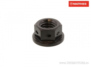 Piulita cu guler Pro Bolt M8 x 1.25 mm titan Racing negru - JM