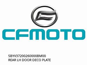 PLACĂ DECORATIVĂ UȘĂ SPATE STÂNGĂ - 5BYV37200260000BM00 - CFMOTO