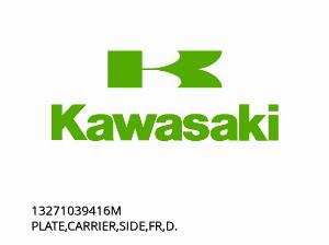 PLACA, PORTADOR, LADO, FR, D. - 13271039416M - Kawasaki