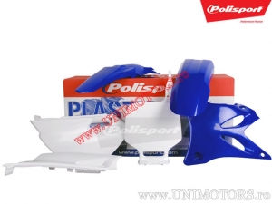 Plastic set (wit / blauw) - Yamaha YZ 85 ('02-'14) - Polisport