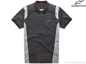 Polo Casual a Doppia Faccia (Carbone Nero/Grigio) - Alpinestars