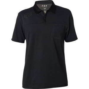 Polo technique décontracté Redplate 360 SS [Noir]: Taille - S