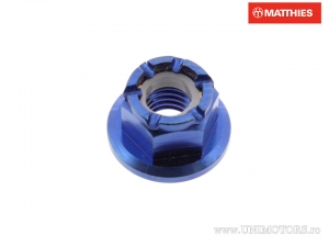 Porca com trava Pro Bolt M5 x 0,80 mm titânio azul - JM