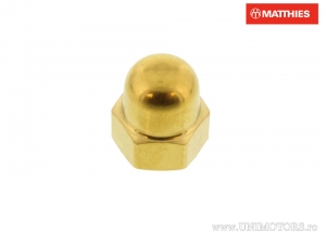 Porca fechada Pro Bolt M6 x 1.00 mm em aço inoxidável A4 dourado - JM