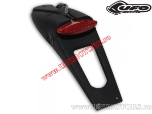 Portatarga / luce di posizione e freno LED - Kawasaki KLX 450R ('07-'09) (vetro rosso) - (Ufo)