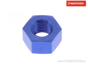 Pro Bolt M10 x 1.50 mm Blue Titanium Nut - JM