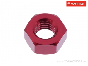 Pro Bolt M8 x 1.25 mm Red Aluminum Nut - JM