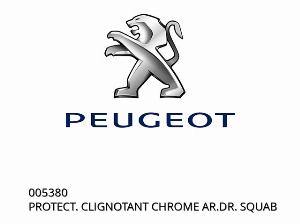 PROTEÇÃO. PISCA CROMADO DIREITO TRASEIRO. SQUAB - 005380 - Peugeot