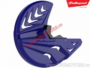 Proteção do disco de freio dianteiro azul para Yamaha YZ 125 / YZ 250 2T / YZ 250 F 4T / YZ 450 F ('08-'19) - Polisport