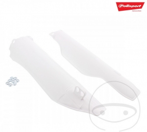 Proteções de garfo dianteiro conjunto branco Polisport - Kawasaki KX 250 F 4T ('06-'08) / Kawasaki KX 450 F ('06-'08) - JM