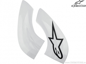 Protección de Barbie para Enduro/Cross BNS Pro (Blanco/Negro) - Alpinestars