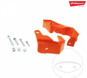 Protección inferior de horquilla naranja Polisport - KTM EXC 250 E ('16-'17) / KTM EXC 250 E Sixdays ('16-'17) - JM