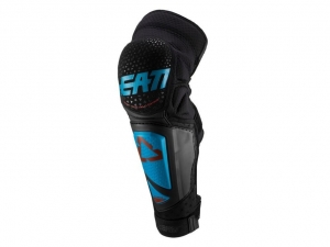 Protecciones de Rodilla y Tibia Enduro/Cross 3DF Hybrid EXT Azul/Negro: Talla - S/M