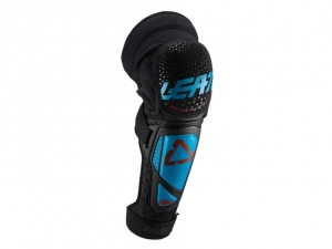 Protecciones de Rodilla y Tibia Enduro/Cross 3DF Hybrid EXT Azul/Negro: Talla - S/M