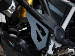 Protectie pompa frana set - material: aluminiu - culoare: negru - BMW R 1200 GS / R 1250 GS - SW-Motech