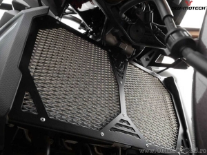 Protectie radiator - material: aluminiu - culoare: negru/argintiu - Kawasaki Versys 1000 ('12-'18) - SW-Motech