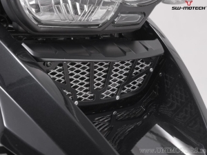 Protectie radiator ulei - material: aluminiu - culoare: negru/argintiu - BMW R 1200 GS / Adv. ('08-'13) - SW-Motech