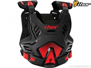 Protection corporelle enduro / cross Sentinel GP XL/2XL (noir / rouge) - Thor