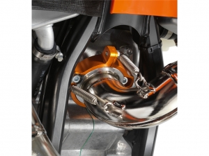 Protection de bride d'échappement (aluminium) KTM 250 EXC / 250 EXC Six Days / 250 XC / 250 XC-W / 300 EXC / 300 EXC Six Days (