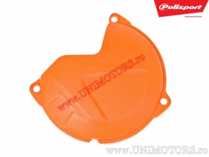 Protection de couvercle d'embrayage orange - KTM EXC 125 2T / EXC 200 2T ('09-'16) / SX 125 2T ('09-'15) - Polisport