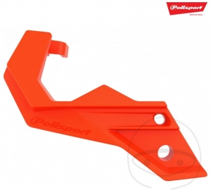 Protection inférieure de fourche orange Polisport - KTM EXC 125 ('03-'15) / KTM EXC 125 Sixdays ('09-'15) - JM